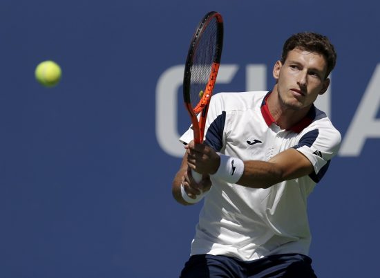 Pablo Carreño Busta em ação nos EUA (Michael Noble Jr. - 1.set.2017/Associated Press)